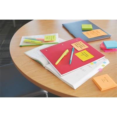 Öntapadó jegyzettömb, 76x76 mm, 350 lap, 3M POSTIT "Super Sticky", sárga