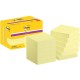 Öntapadó jegyzettömb csomag, 48x48 mm, 12x90 lap, 3M POSTIT "Super Sticky", sárga