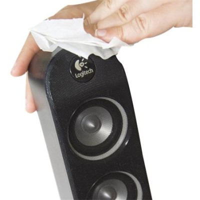 Tisztítókendő, képernyőhöz, alkoholmentes, nedves, 25 db, AF "Tech-wipes"