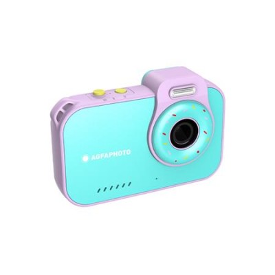 Fényképezőgép, digitális, vízálló, gyerekeknek, AGFAPHOTO Realikids 2 "ARKCW2PK", kék-rózsaszín