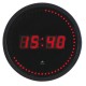 Falióra, LED kijelzős, 30 cm, ALBA "Horled", fekete