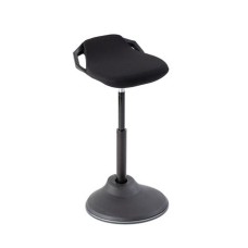 Ülő/álló szék, ergonomikus, ALBA "Flexy", fekete
