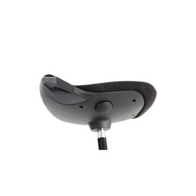 Ülő/álló szék, ergonomikus, ALBA "Flexy", fekete