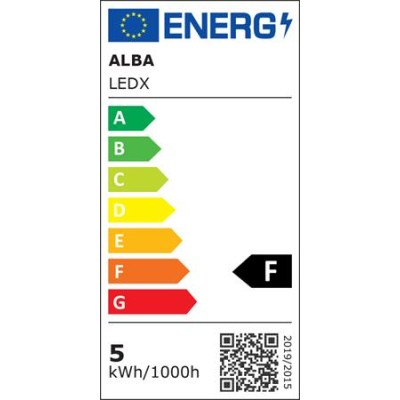 Asztali lámpa, LED, 3-5,5 W, ALBA "LedX", fekete