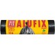 Szemeteszsák, 120 l, 10 db, 70x100 cm, 17 µ, ALUFIX "Economy", fekete
