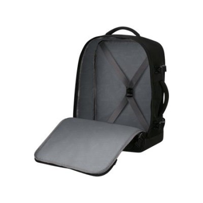Hátizsák, kabin méret, 38l, M-es, AMERICAN TOURISTER "Take2Cabin", fekete