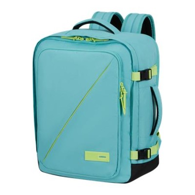 Hátizsák, kabin méret, 38l, M-es, AMERICAN TOURISTER "Take2Cabin", türkiz/lime Hátizsák, kabin méret, 38l, M-es, AMERICAN TOURISTER "Take2Cabin", türkiz/lime