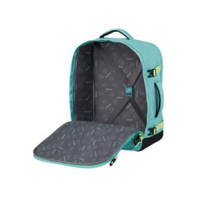 Hátizsák, kabin méret, 38l, M-es, AMERICAN TOURISTER "Take2Cabin", türkiz/lime Hátizsák, kabin méret, 38l, M-es, AMERICAN TOURISTER "Take2Cabin", türkiz/lime