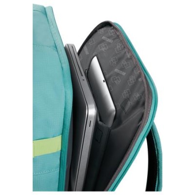 Hátizsák, kabin méret, 38l, M-es, AMERICAN TOURISTER "Take2Cabin", türkiz/lime Hátizsák, kabin méret, 38l, M-es, AMERICAN TOURISTER "Take2Cabin", türkiz/lime