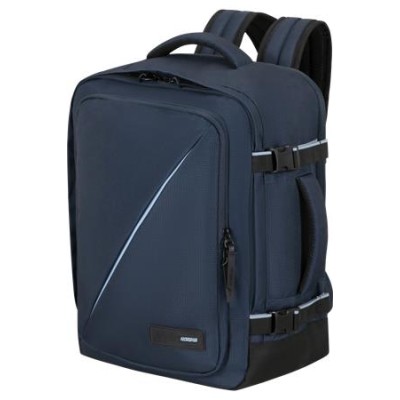 Hátizsák, kabin méret, 26,5l, S/M-es, AMERICAN TOURISTER "Take2Cabin", tengerészkék Hátizsák, kabin méret, 26,5l, S/M-es, AMERICAN TOURISTER "Take2Cabin", tengerészkék