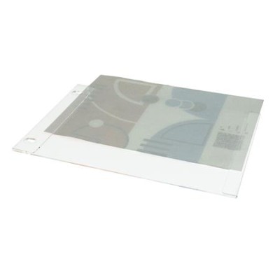 Dokumentumtartó, fali, A4, plexi, álló, ANTRA, átlátszó
