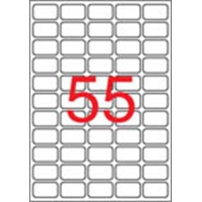 Etikett, univerzális, 36,8x23,8 mm, eltávolítható, kerekített sarkú, APLI, 5500 etikett/csomag
