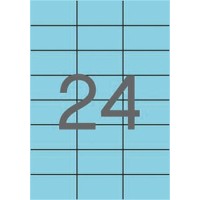 Etikett, 70x37 mm, színes, APLI, pasztell kék, 480 etikett/csomag