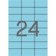 Etikett, 70x37 mm, színes, APLI, pasztell kék, 480 etikett/csomag
