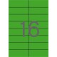 Etikett, 105x37 mm, színes, APLI, zöld 1600 etikett/csomag