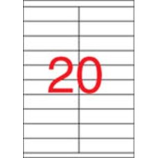 Etikett, univerzális, 105x29 mm, APLI, 2000 etikett/csomag