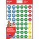 Matrica, emoji, APLI Kids "Stickers", boldog arcok