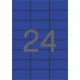 Etikett, 70x37 mm, színes, APLI, kék, 480 etikett/csomag