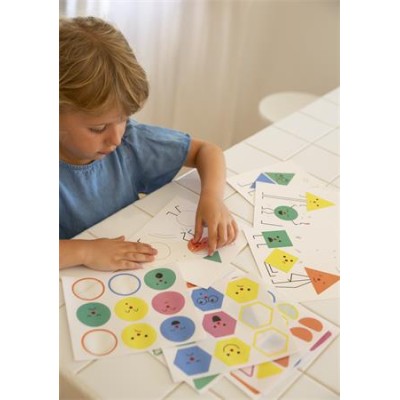 Geometriai matricás készlet, APLI Kids "Geometric", érzelmek