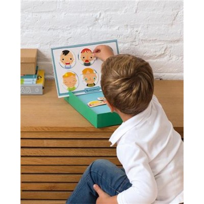 Mágneses készségfejlesztő készlet, 30 db, APLI Kids "Magnets", érzelmek