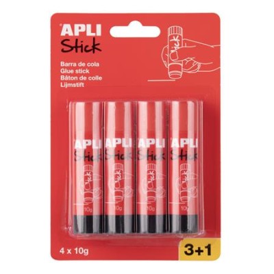 Ragasztóstift, 10 g, 3+1 kiszerelés, APLI