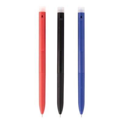 Zseléstoll, 0,5 mm, nyomógombos, radírozható, APLI "Erasable", vegyes színek