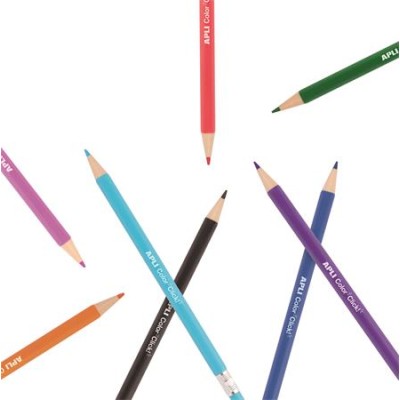 Színes töltőceruza készlet, display, APLI "Color Click", 12 szín Színes töltőceruza készlet, display, APLI "Color Click", 12 szín