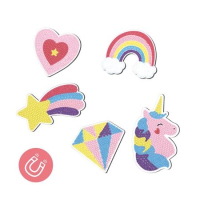 Gyémántmozaik mágnes készlet, APLI Kids "Craft Kit"
