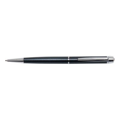 Golyóstoll, fekete "Lille Pen", fehér SWAROVSKI® kristállyal, 14cm, ART CRYSTELLA®
