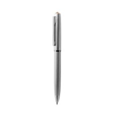 Golyóstoll, ezüst, "Oslo", arany SWAROVSKI® kristállyal, 13 cm, ART CRYSTELLA®