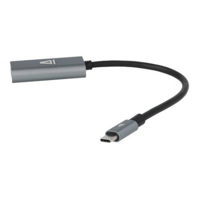 Adapter, USB-C/HDMI, AVAX "AD603", fekete-alumínium