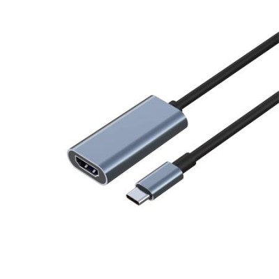Adapter, USB-C/HDMI, AVAX "AD603", fekete-alumínium