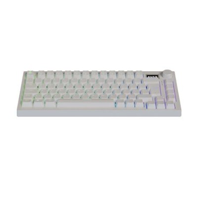 Billentyűzet, tri-mode kapcsolat, HUN, gaming, AVAX "GM02 PRO", fehér