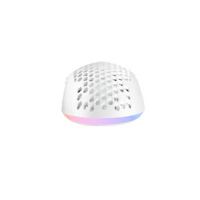 Egér, vezetékes, gaming, RGB, AVAX "LW01", fehér