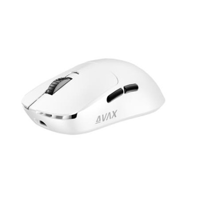 Egér, tri-mode kapcsolat, gaming, AVAX "LW03 PRO", fehér