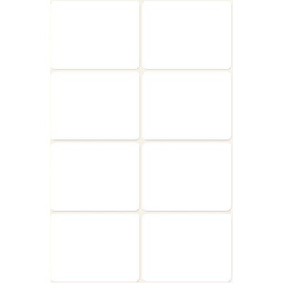 Etikett, 38x29 mm, kézzel írható, lekerekített sarkú, AVERY ZWECKFORM, 40 etikett/csomag