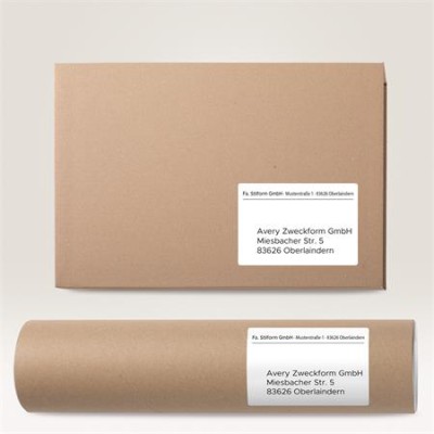 Etikett, univerzális, 105x148 mm, AVERY ZWECKFORM, 400 etikett/csomag