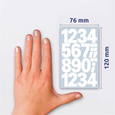 Matrica, számok, 0-9, AVERY ZWECKFORM, fehér, 28 matrica/csomag