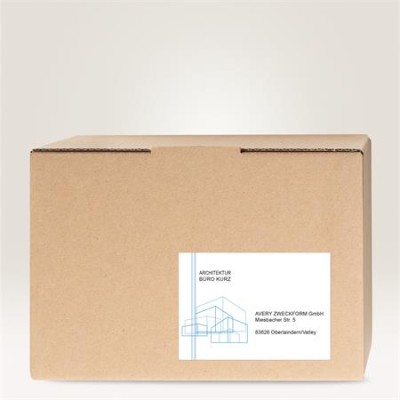 Etikett, univerzális, 210x148 mm, AVERY ZWECKFORM, "Sparpack", 130 etikett/csomag