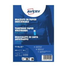 Karszalag, szakadásbiztos, 265x19 mm, AVERY ZWECKFORM "Tyvek", kék