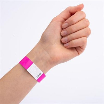 Karszalag, szakadásbiztos, 265x19 mm, AVERY ZWECKFORM "Tyvek", rózsaszín Karszalag, szakadásbiztos, 265x19 mm, AVERY ZWECKFORM "Tyvek", rózsaszín