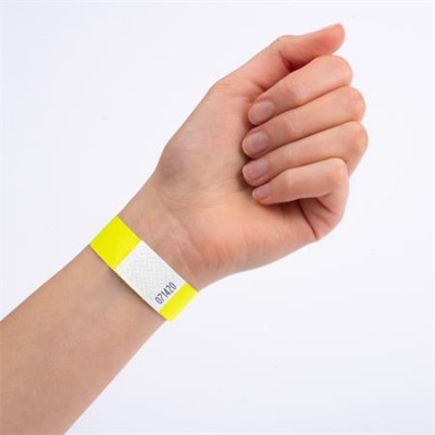 Karszalag, szakadásbiztos, 265x19 mm, AVERY ZWECKFORM "Tyvek", sárga