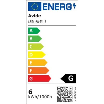 Asztali lámpa, LED, 6W, AVIDE "Tyler", fekete