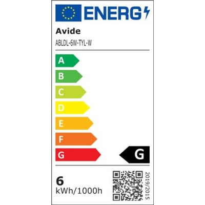 Asztali lámpa, LED, 6W, AVIDE "Tyler", fehér