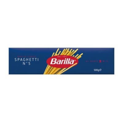 Száraztészta, durum, 500 g, BARILLA "Spaghetti"