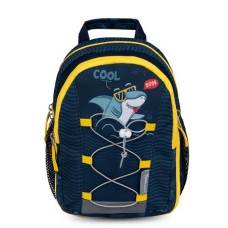 Hátizsák, cipzáras, BELMIL "Mini Kiddy Cool Dude", cápa