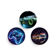 Matrica, tépőzáras, Classy Plus táskához, BELMIL "Gamer", gamer