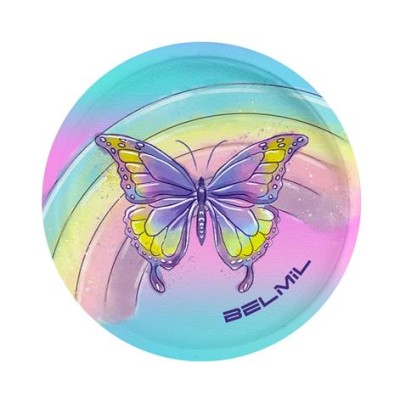 Matrica, tépőzáras, Classy Plus táskához, BELMIL "Rainbow Love"