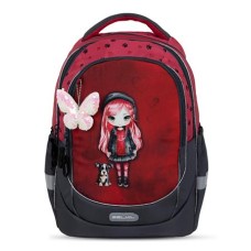 Iskolatáska, cipzáras, BELMIL "Leisure Plus Ladybug Girl", katicalány