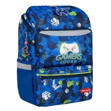 Iskolatáska, cipzáras, BELMIL "Zippy Gamer Squad", gamer